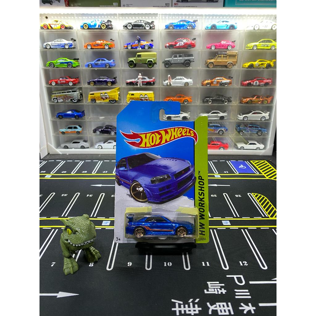 Hotwheels Nissan Skyline GT-R (R34) BIRU