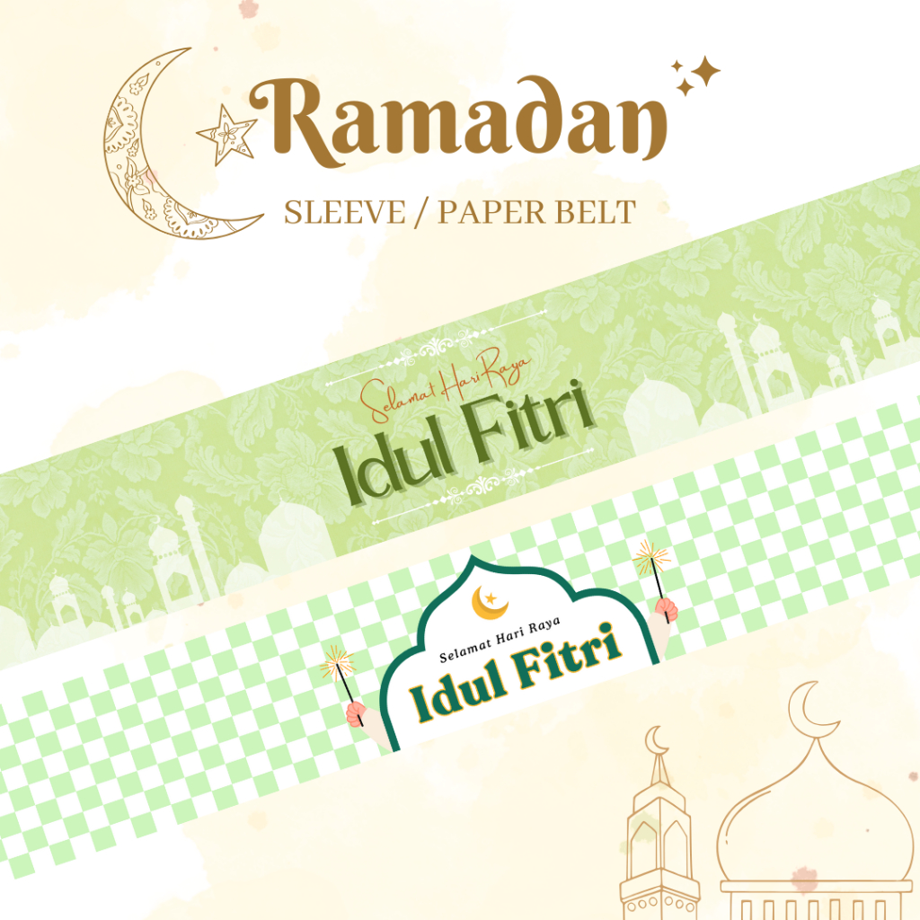 

PAPER BELT / SLEEVE LEBARAN / RAMADAN / IDUL FITRI