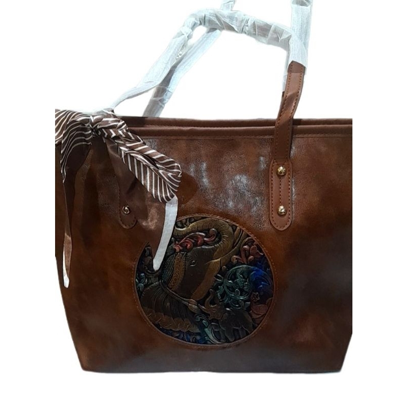 tas tote gajah 30x28cm tas import tas wanita