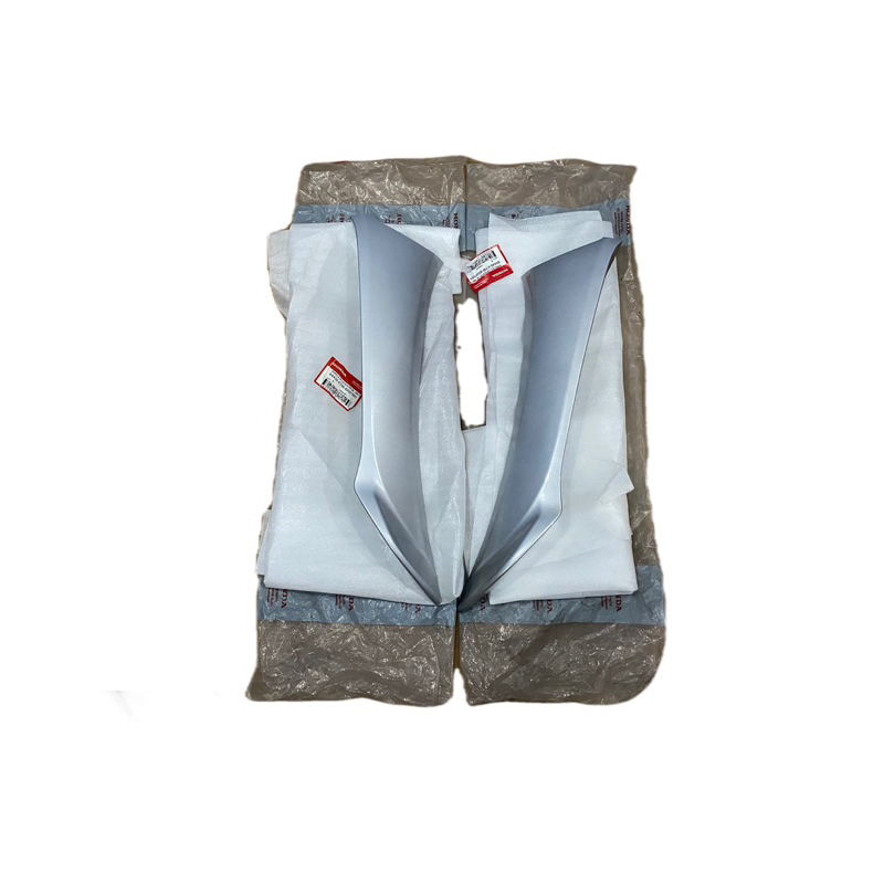 Legshield leg shield sayap luar silver supra x 125 old lama original baru AHM