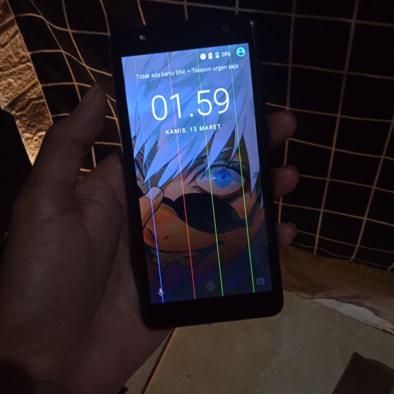 Hp Mito Ram 1/8 android 7 tipe A16 normal second layar bergaris