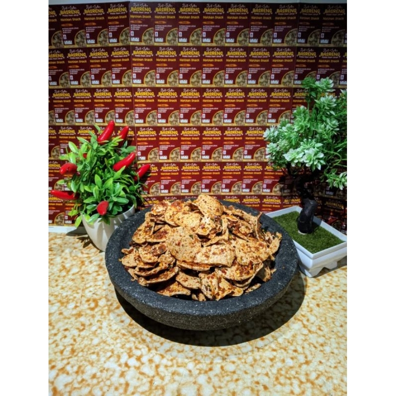 

Basreng pedas daun jeruk