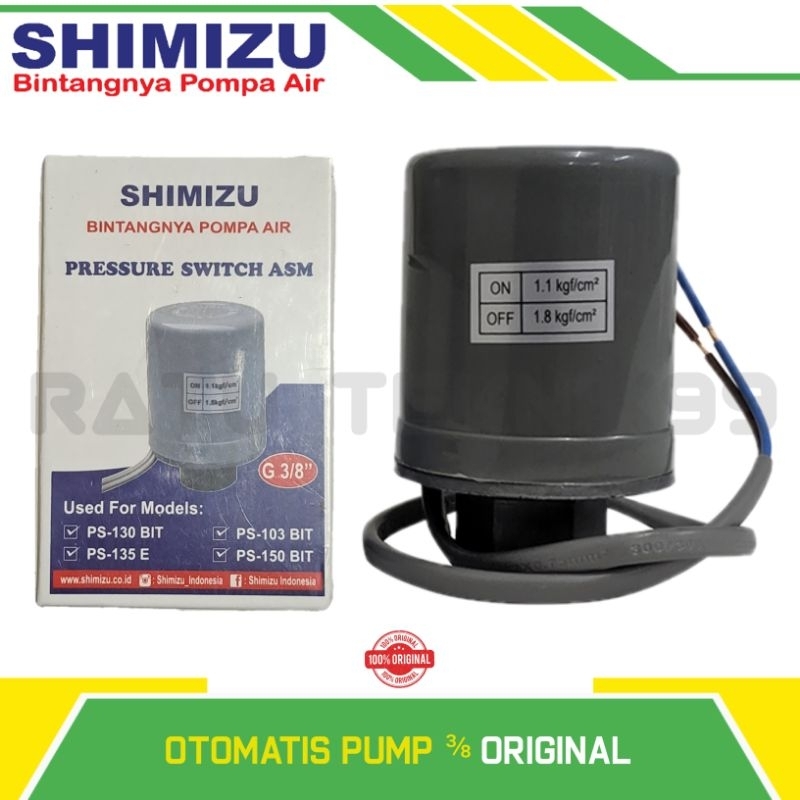 Shimizu Otomatis Pump Pressure Switch PS 130 PS 135 Pompa Air Shimizu Sparepart