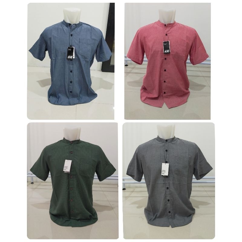 Kemko HM COLE NVD - Kemeja Koko Pria Dewasa Kekinian