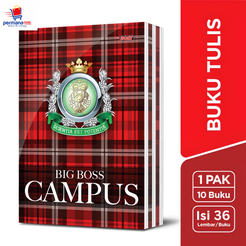 

Buku Tulis Bigboss Campus 36 Lembar ( PACK=10 BUKU )