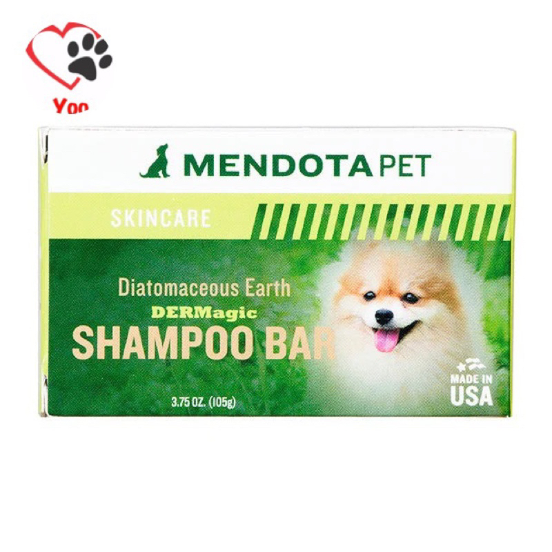 Mendota Diatomaceous Earth shampoo bar for pet