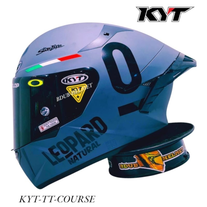 Helm KYT tt course Gorila dof paket ganteng 100% original KYT