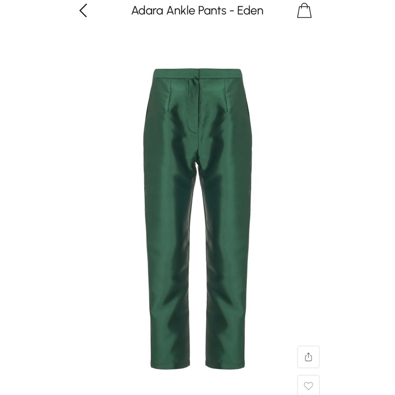 New Adara Ankle Pants - Eden (XL) Benang Jarum
