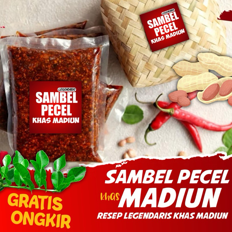 

sambal pecel Khas madiun pedas legendaris gred A