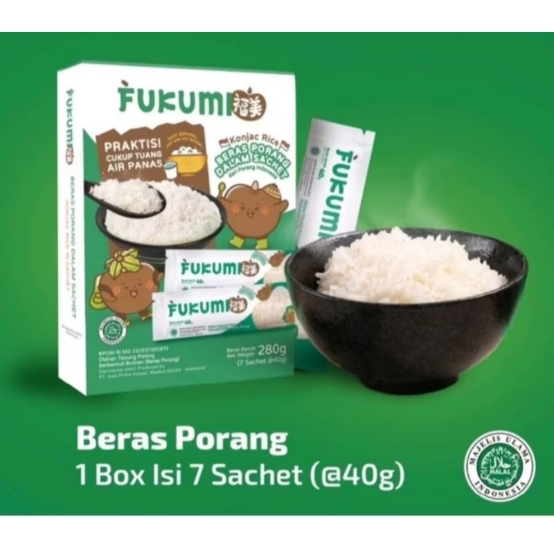 

beras Porang fukumi 1box isi 7sachet