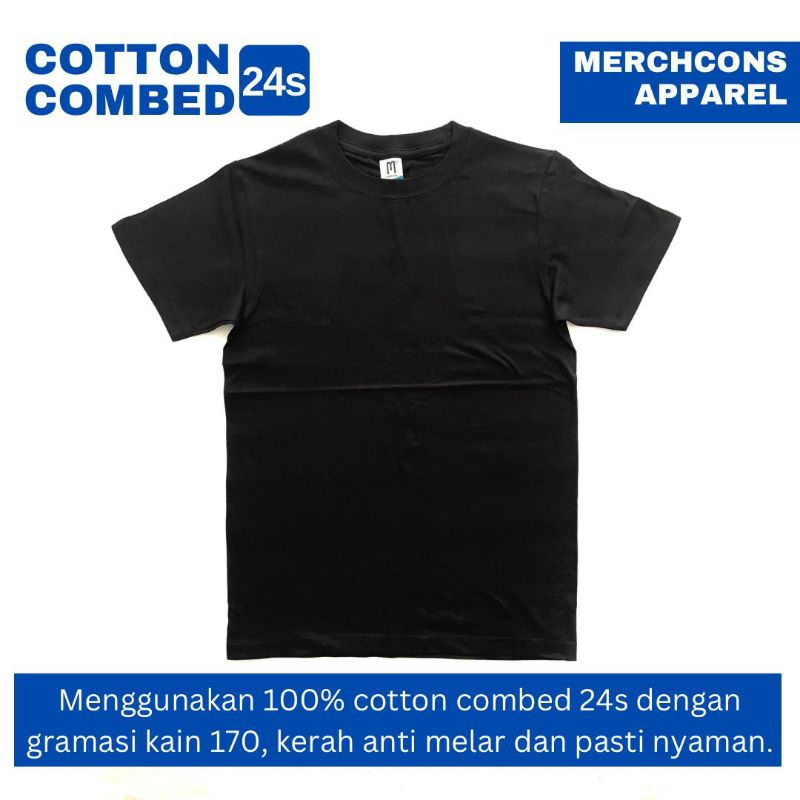 Kaos polos 24s Merchcons