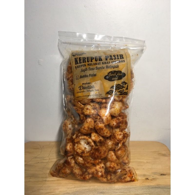 

kerupuk pasir bumbu serundeng khas Cirebon termurah