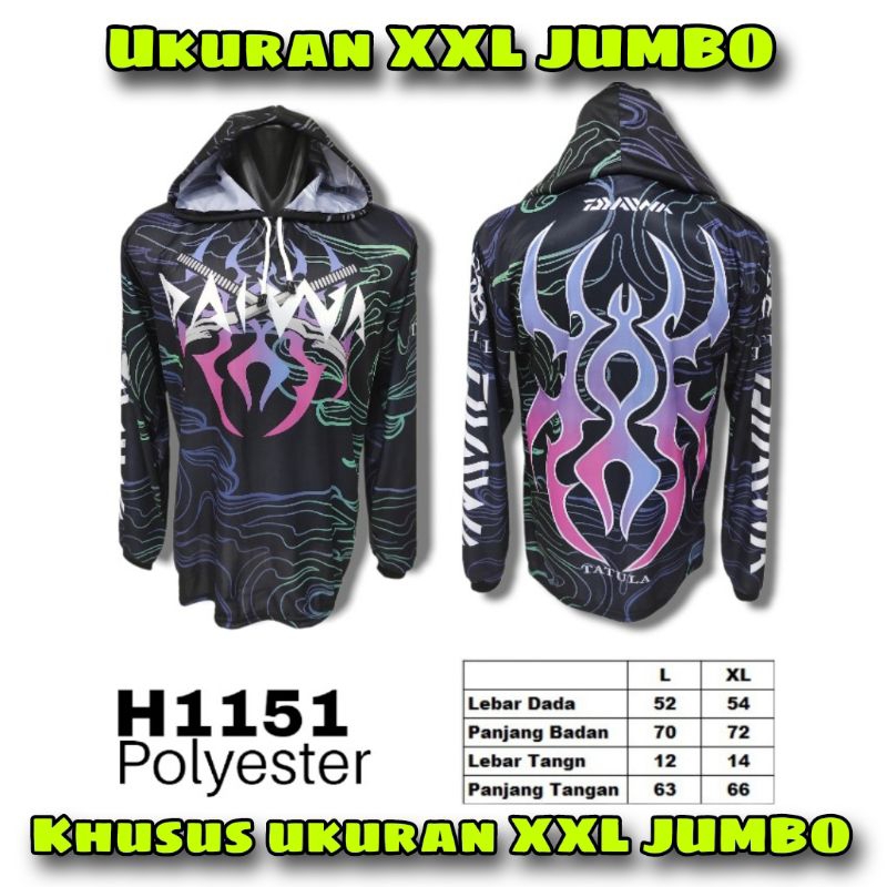 Baju Jersey Mancing XXL jumbo Kaos Jersey mancing ukuran JUMBO