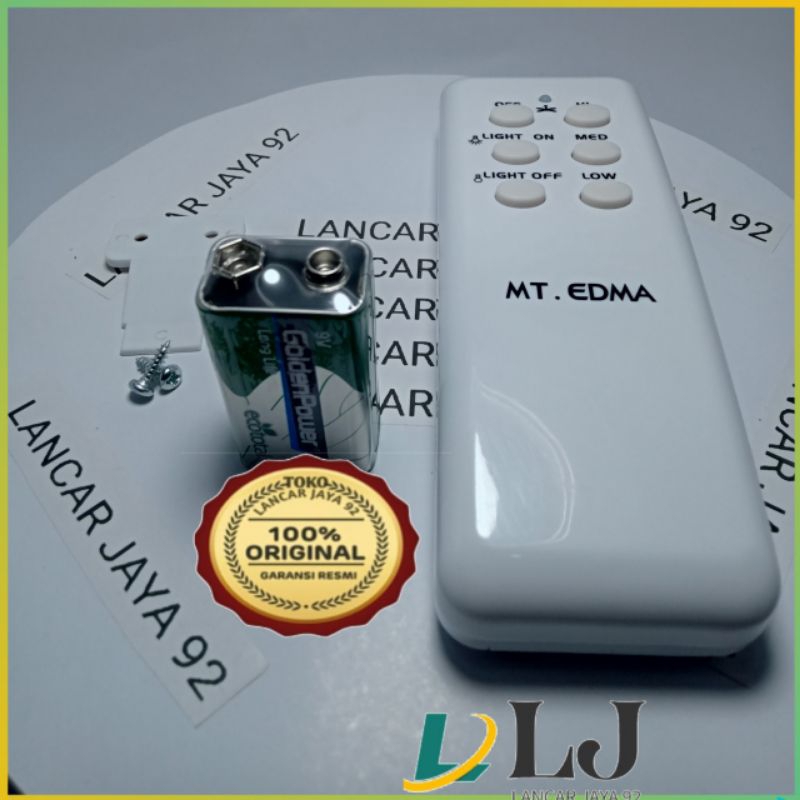 REMOTE REMOT Remote control kipas angin MT.EDMA Mt edma ori asli orginal mt,edma promo
