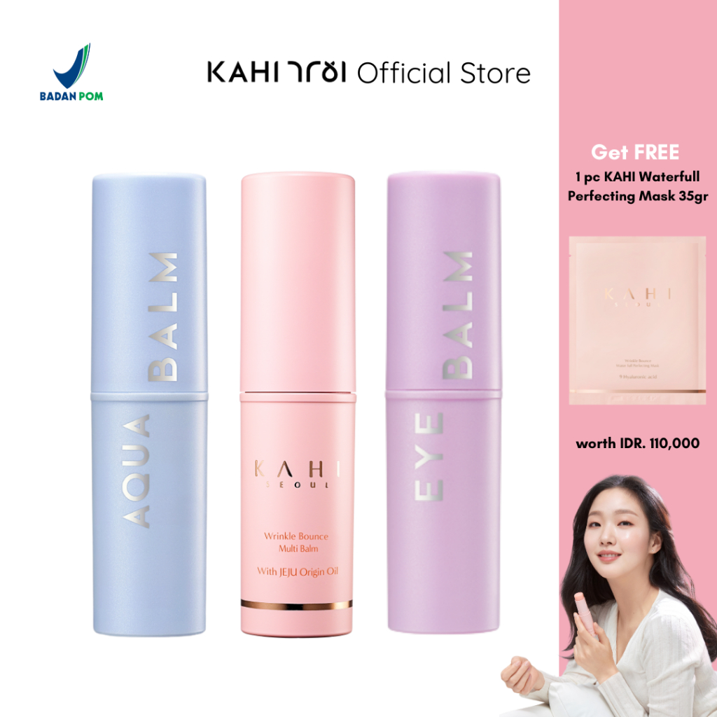 KAHI Balm Trio [ KAHI Multi Blam x KAHI UV Aqua Balm x KAHI Eye Balm ]