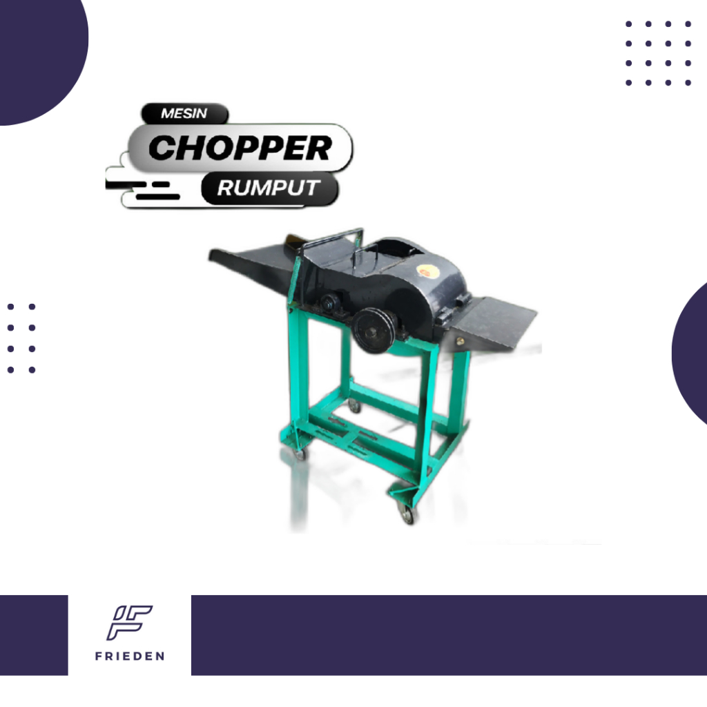Mesin Pencacah Rumput Chopper Rumput Pakan Ternak - Fullset