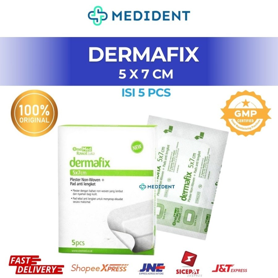 Plester Dermafix Non Woven / Plester Non Woven /  Dermafix Non Woven 5x7 cm