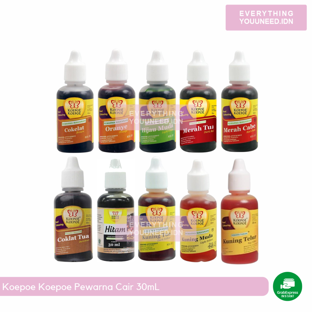 

Pewarna Cair 30 Ml Koepoe Koepoe