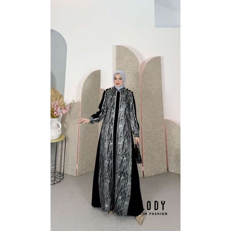 Haura dress alody series black by alody