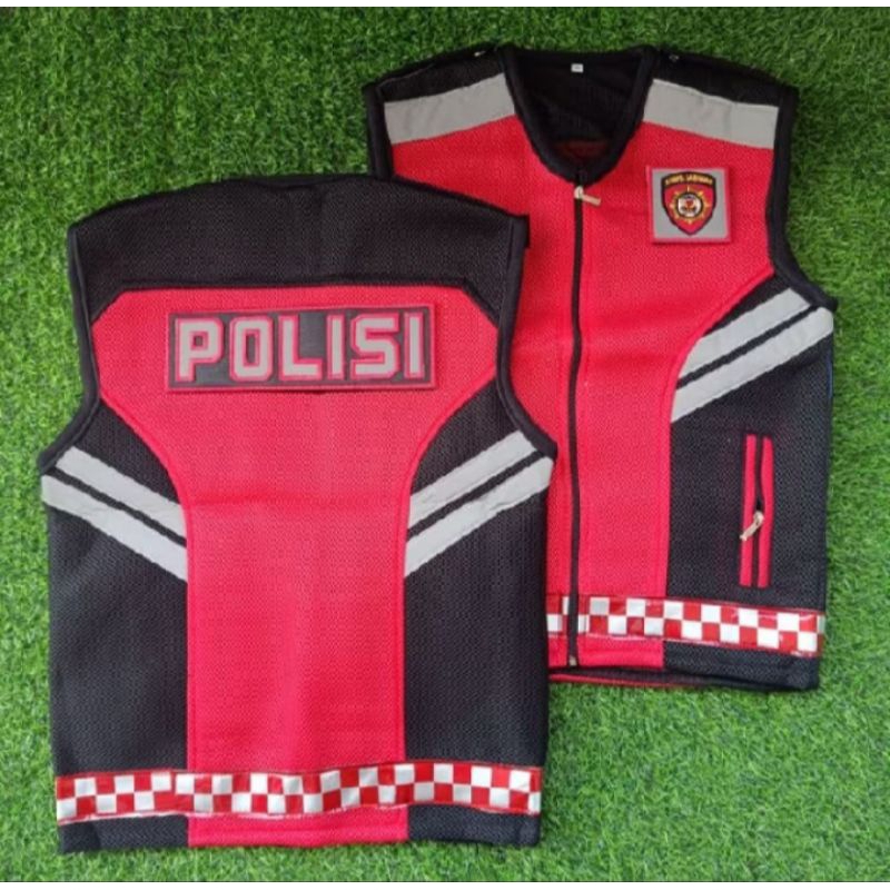 Rompi Sabhara Tebal Merah Maroon