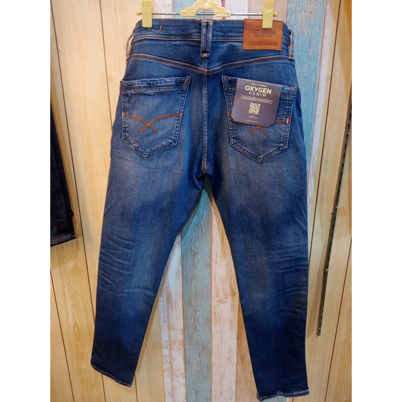Celana Panjang Pria Oxygen - Celana Jeans Oxygen Denim - Denim Slim Fit