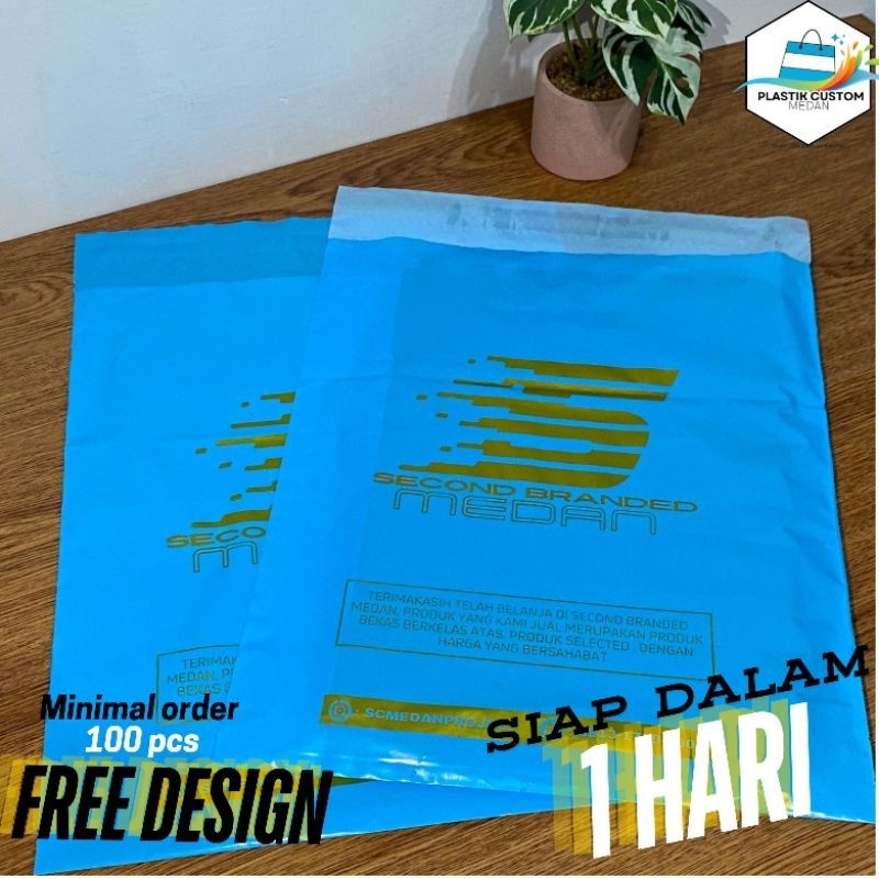 

Sablon Plastik Packing / Polymailer 25 X 35 cm.Bebas Design. PLASTIK PRINT | PLASTIK PACKING | PLASTIK CUSTOM