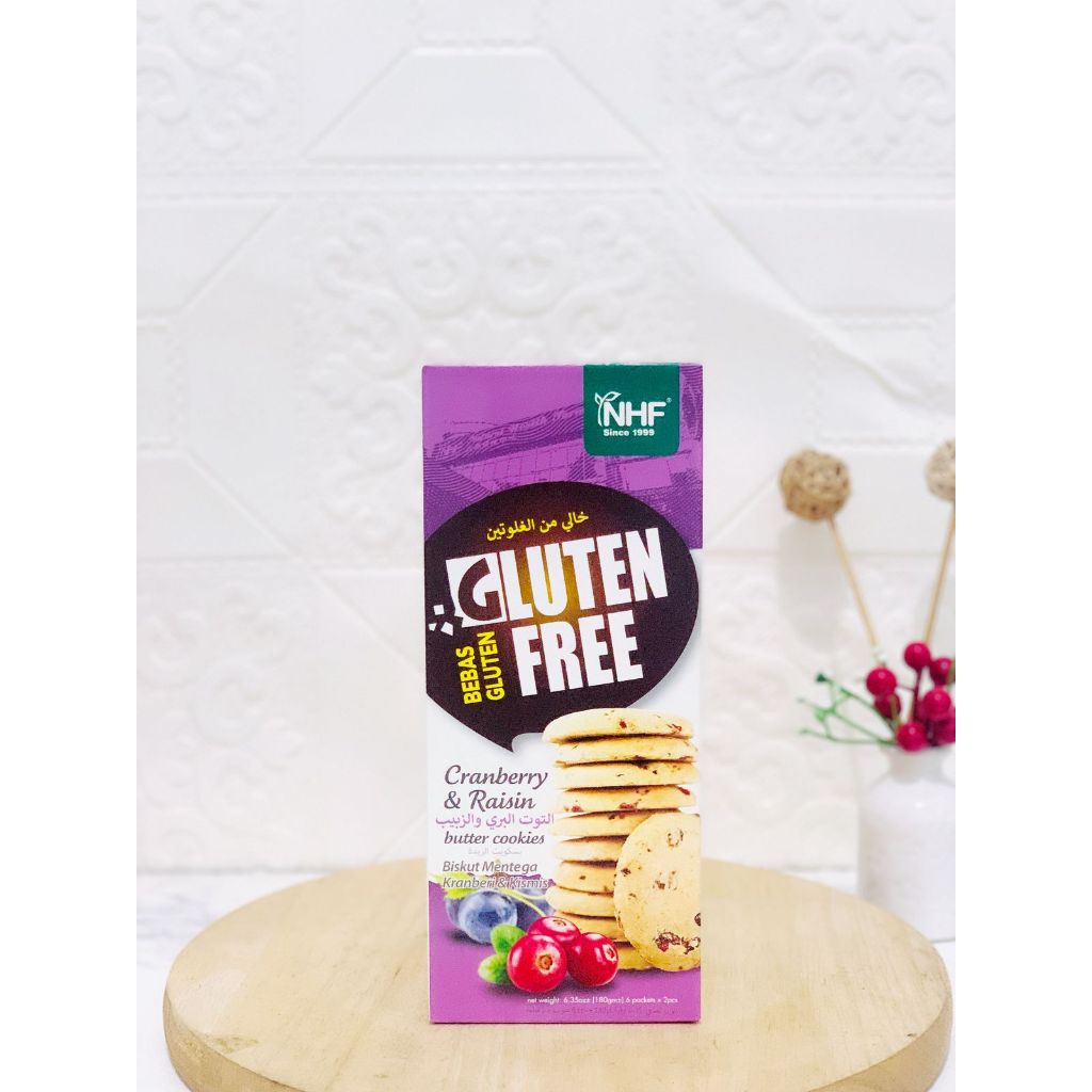 

NHF Gluten Free Cookies / Cookies Cranberry/Rainsin 240g