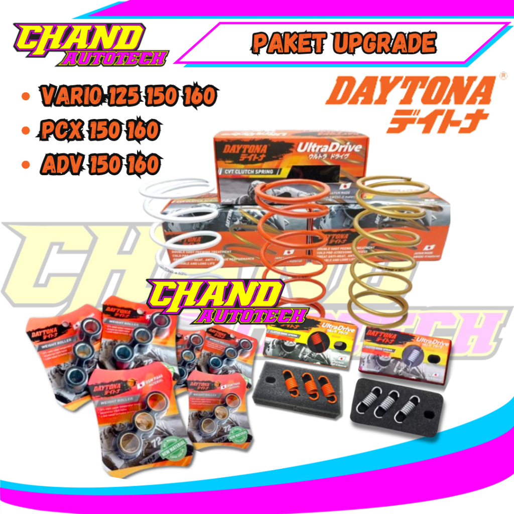 PAKET UPGRADE CVT DAYTONA VARIO 125 150 PCX ADV VARIO 160 PCX 150 PCX 160 PAKET KIRIAN DAYTONA