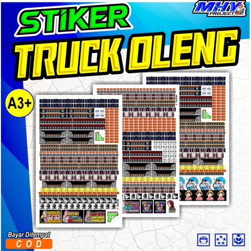 STIKER TRUK OLENG KEREN /STICKER TRUCK OLENG
