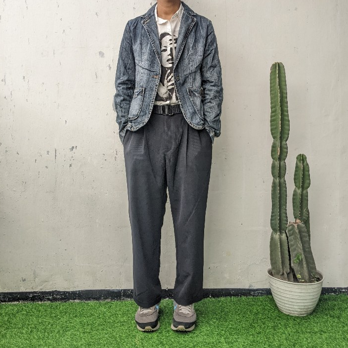 JACKET BLAZER DENIM DESIGN UNITED