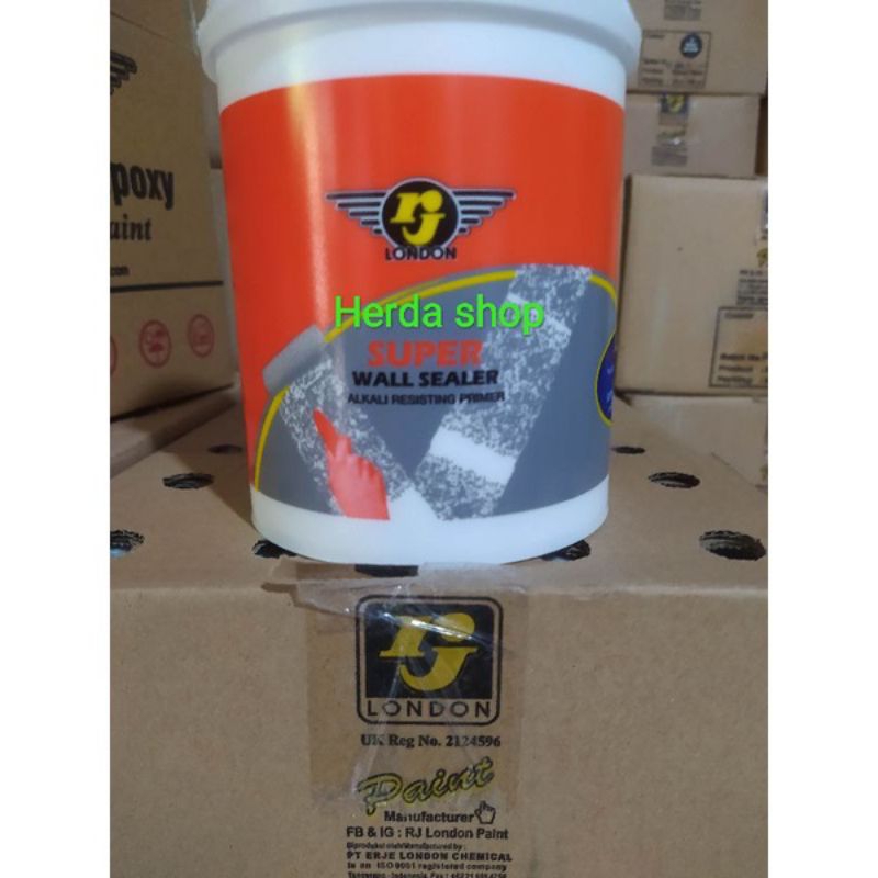 wall sealer 1kg rj london cat dasar tembok