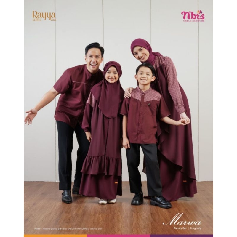 SARIMBIT NIBRAS MARWA BURGUNDY / SARIMBIT NIBRAS 2025