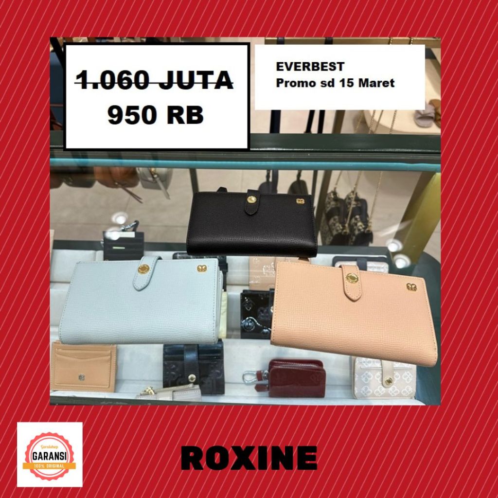 Dompet panjang Everbest wanita sale ROXINE original 100%