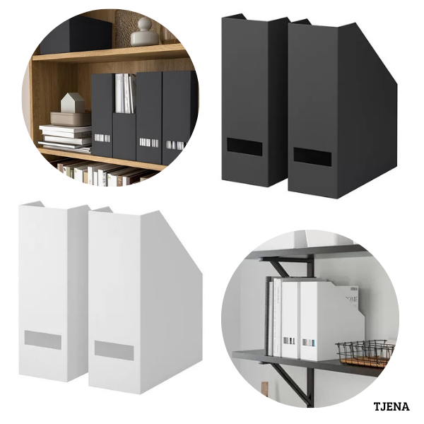 

TJENA Tempat penyimpanan file majalah organiser 10x25x30 cm WEO IK5417