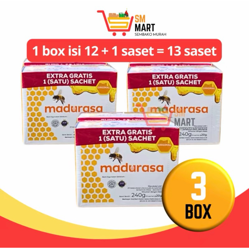

[3 BOX] MADURASA 1 BOX ISI 13 SASET MADURASA SACHET