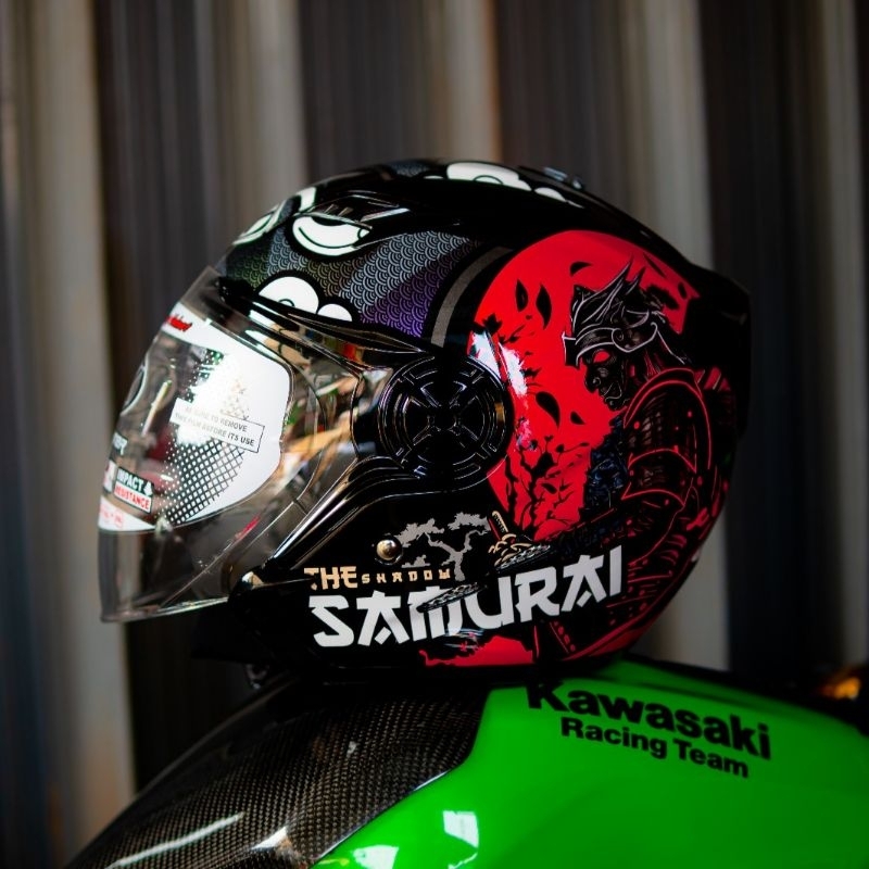 HELM NHK GLADIATOR ASSASIN SAMURAI DOUBLE VISOR