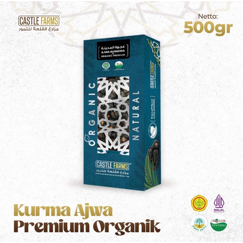 

Kurma Ajwa Organic Castle farm 500gr