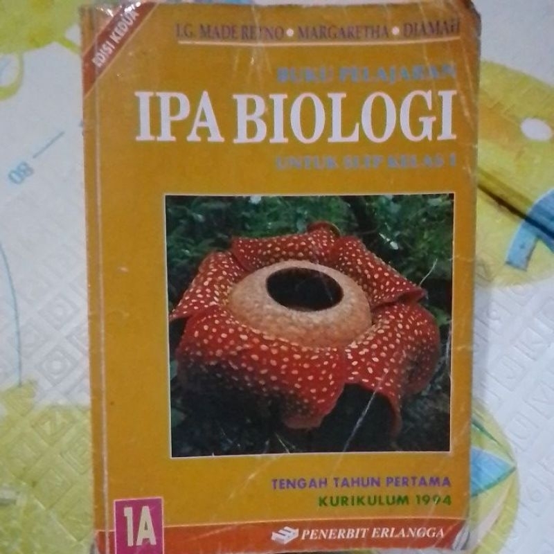 Buku Pelajaran IPA BIOLOGI Untuk SLTP Kelas 1 Jilid 1A Kurikulum 1994 (Buku Jadul Original)