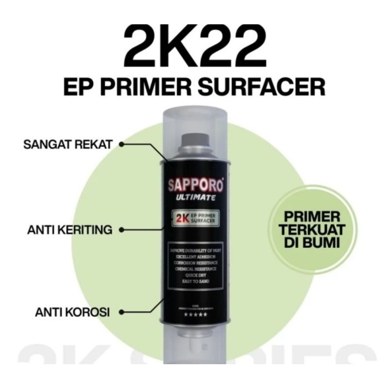 Sapporo ultimate Epoxy primer surfacer 2K22 Epoxy 2K
