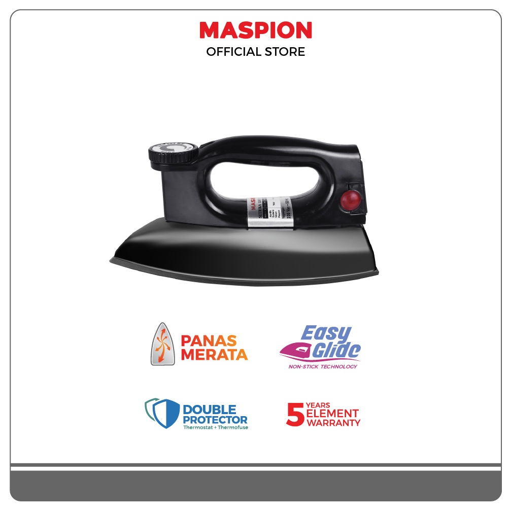 Maspion Setrika Automatic Iron HA-90 Blackberry
