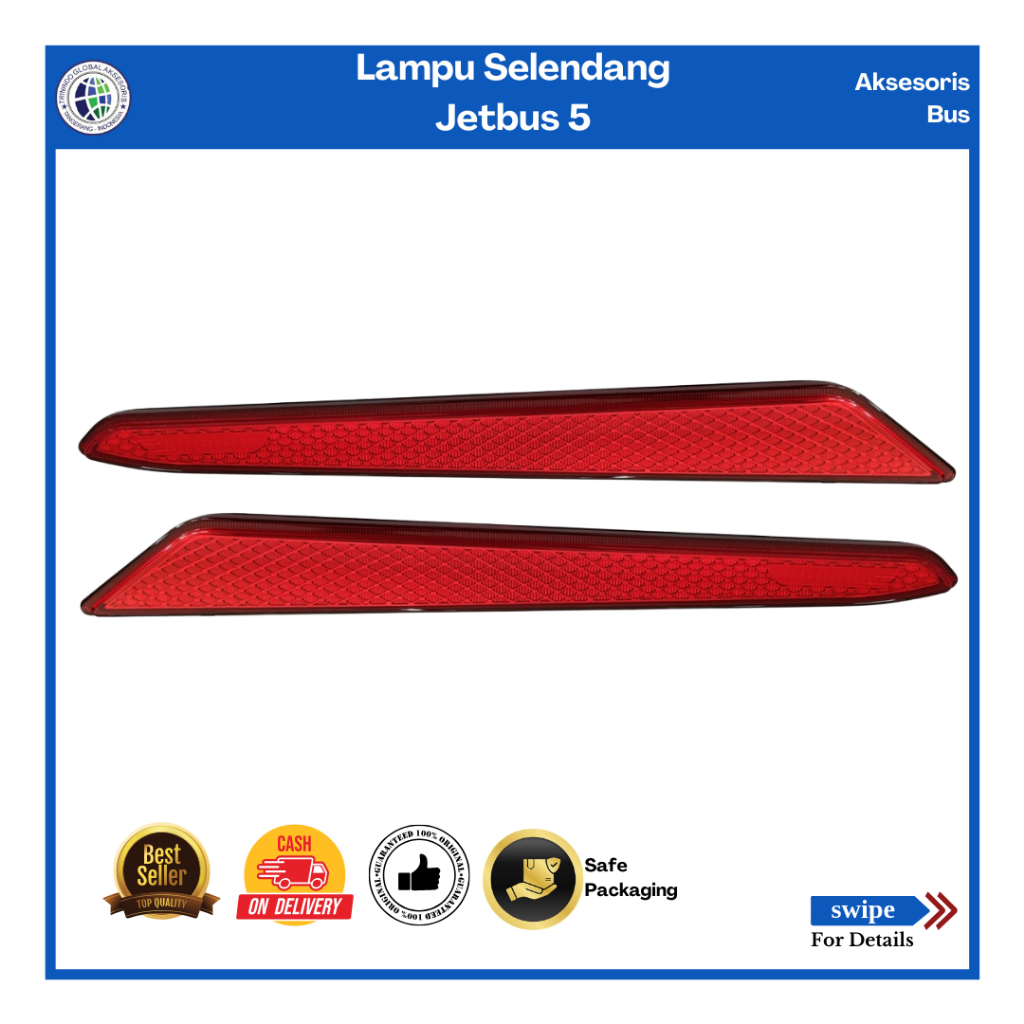 Lampu Selendang Belakang Jetbus 5/Lampu Selendang Setra JB5/Lampu Samping Atas Bus JB5 Original