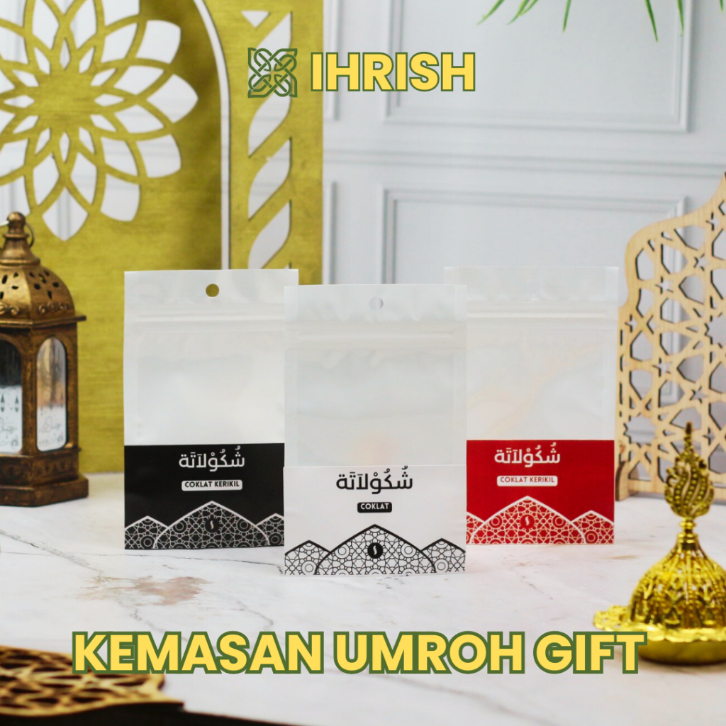 

RB Ihrish - Kemasan Istimewa Ziplock Oleh Oleh Haji dan Umroh Plastik Oleh Oleh Umroh Per 25 Pcs