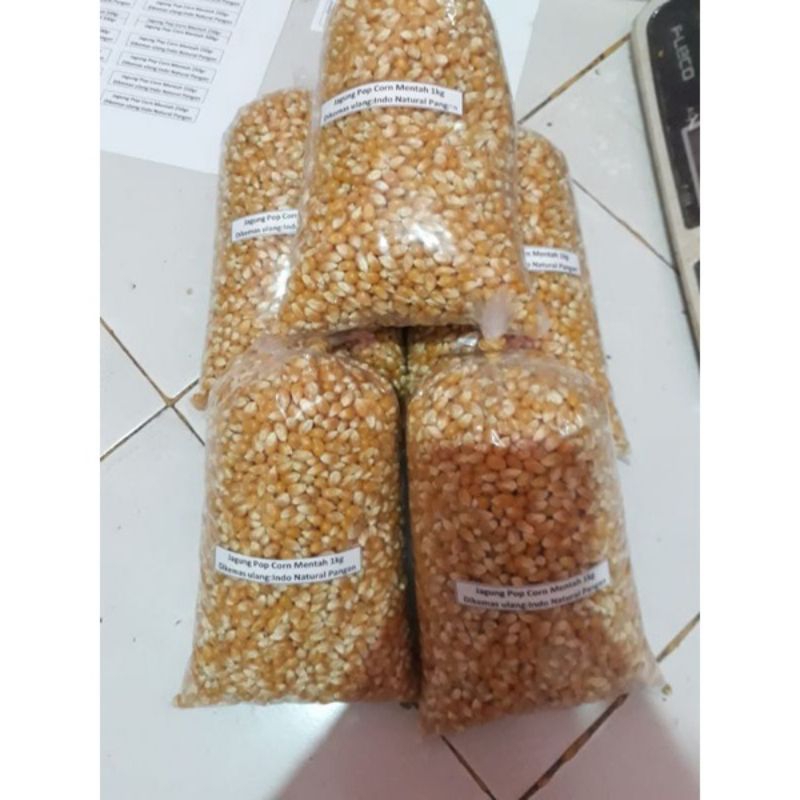

popcorn pangan jagung mentah 250 gr merk bintang kualitas super ...