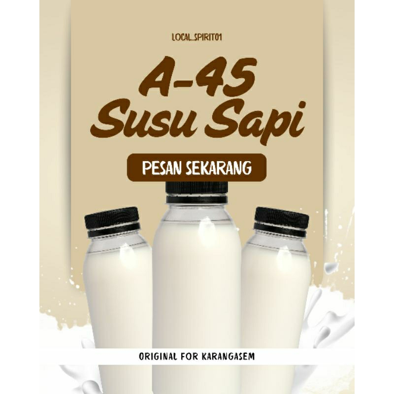 

[BOTOL 600ML] SUSU SAPI BALI