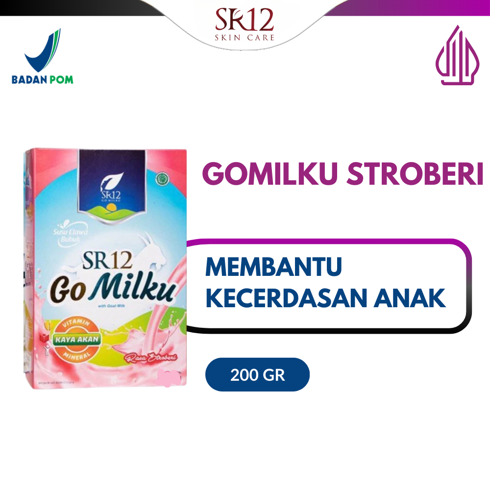 

Susu Go Milku SR12 200gr STRAWBERRY Meningkatkan Kesehatan Imun Susu Kambing Etawa Original Bpom