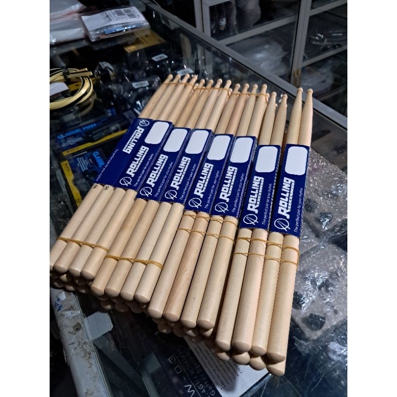 STIK DRUM UKURAN 5 A STIK DRUM ROLLING 5A