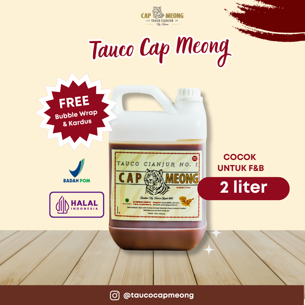 

Tauco Cap Meong Nyonya Tasma isi 2 Liter | TAUCO NO.1 ASLI CIANJUR