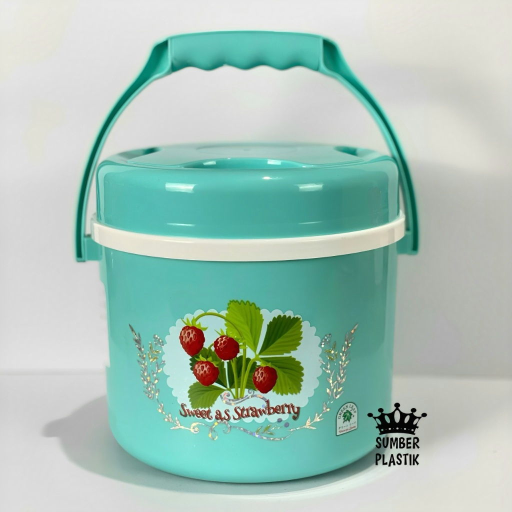 Green Leaf 1222 Rantang Tunggal THERMOS /Termos nasi/Termos ES Batu 1,5 Liter