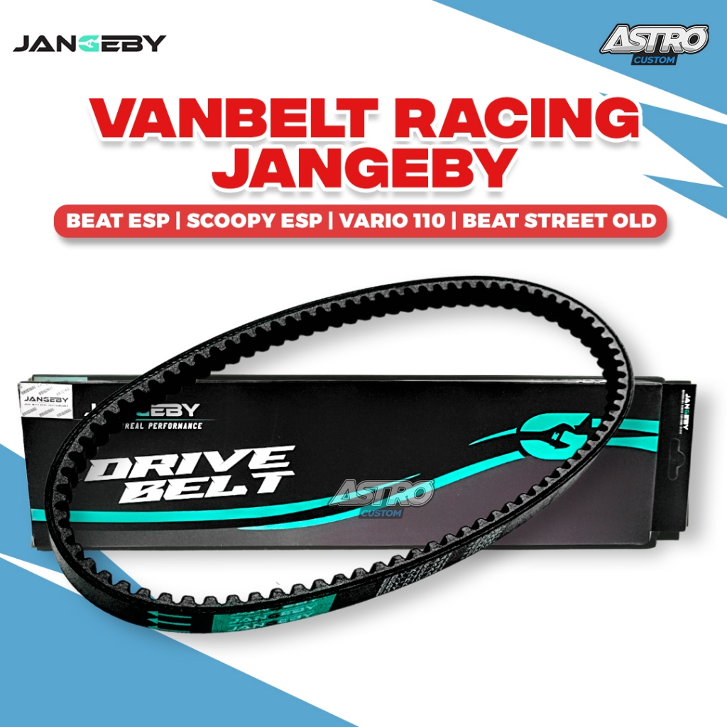 Vanbelt Jangeby Beat Fi Scoopy Fi ESP K16 Genio Deluxe Vario 125 150  Aerox Vbelt CVT Vanbelt Racing