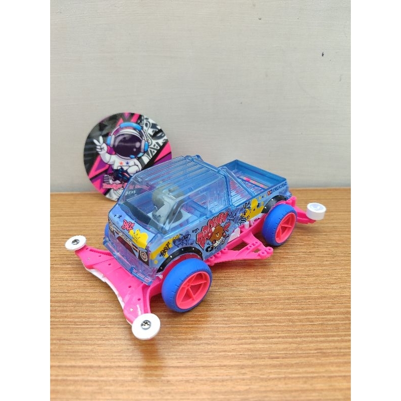 Tamiya Daxing Rakit pajang Brown Racer Part mixed Daxing & Tamiya lucu banget deh